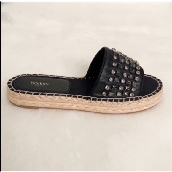 Botkier Espadrille Leather Sandal Slides - Picture 7 of 15